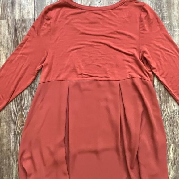 Metaphor Missy Women's Heather Orange Blouse 3/4 Size X-Small - Picture 4 of 4